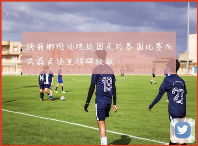 杨莉娜现场观战国足对泰国比赛向武磊百场里程碑致敬